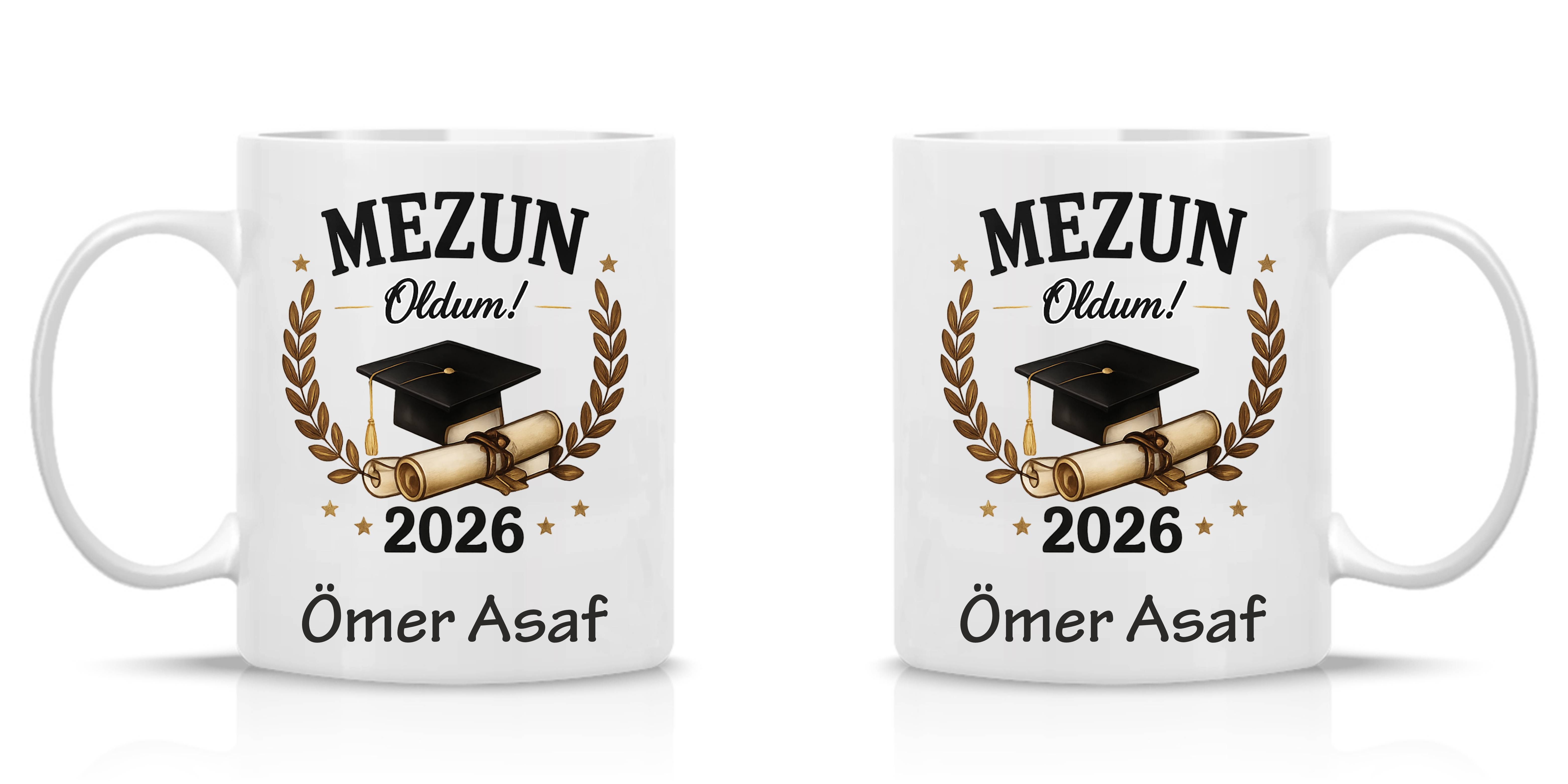 Okul Mezuniyet Hediyesi Kupa Bardak